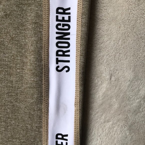 Stronger Label Leggings Tan/Brown - Picture 7 of 9